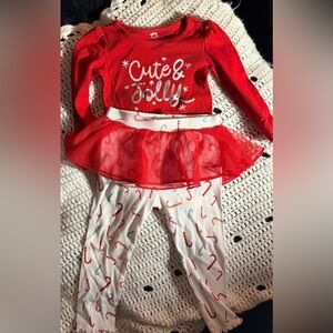 Okie Dokie Red and White Cute & Jolly Kids Costume